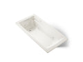 KOHLER K-1124-XHGH-96 Archer 72" X 36" Drop-In Heated Bubblemassage Air Bath And Whirlpool - Biscuit