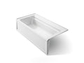 KOHLER K-1125-LA-0 Archer 72" X 36" Alcove Bath, Left Drain - White