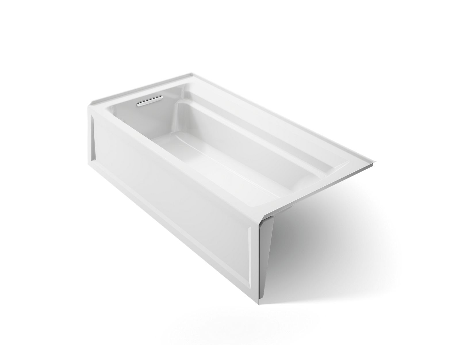 KOHLER K-1125-LA-0 Archer 72" X 36" Alcove Bath, Left Drain - White