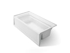 KOHLER K-1125-RA-0 Archer 72" X 36" Alcove Bath, Right Drain - White