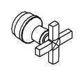 KOHLER Assembly, Handle, Cross - Vibrant Brushed Nickel, K-1126780-BN
