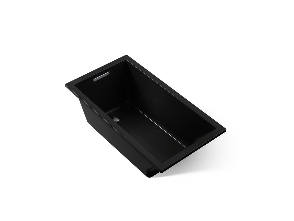 KOHLER K-1130-7 Underscore 60" X 32" Drop-In Bath - Black Black