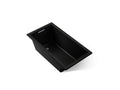 KOHLER K-1130-7 Underscore 60" X 32" Drop-In Bath - Black Black