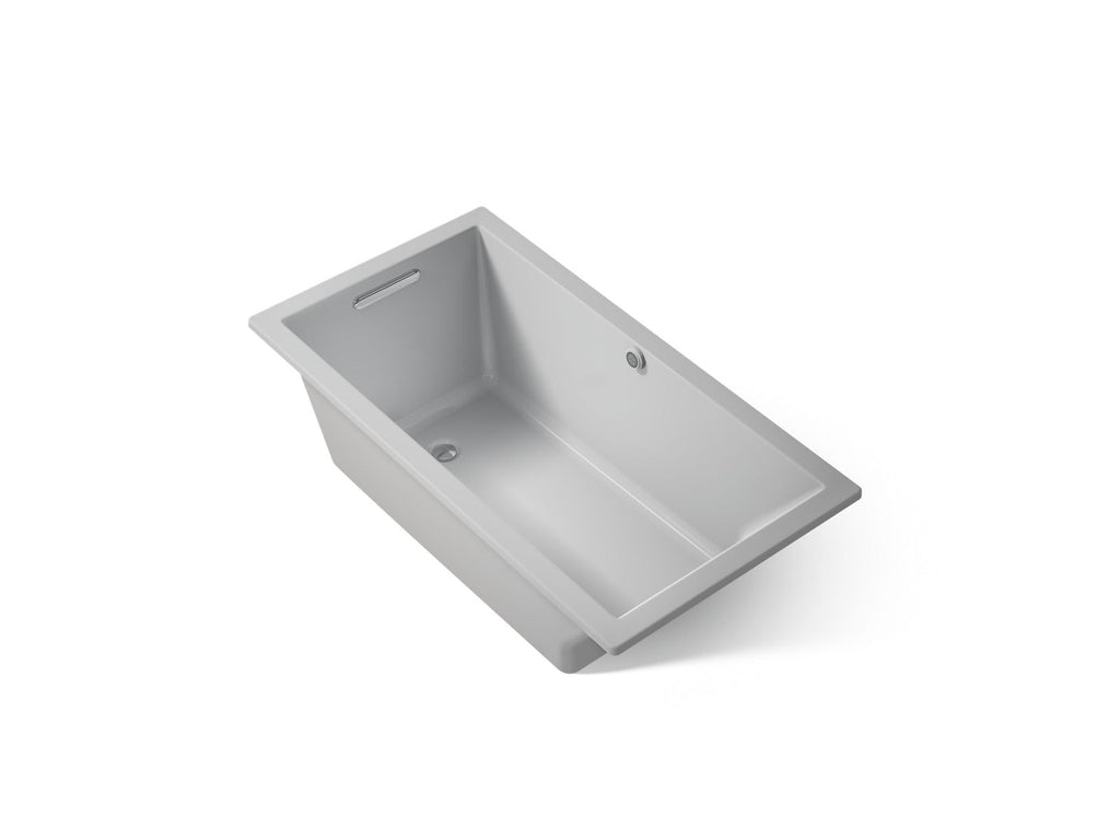 KOHLER K-1130-W1-95 Underscore 60" X 32" Drop-In Bath With Bask Heated Surface - Ice Grey
