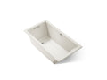 KOHLER K-1130-W1-96 Underscore 60" X 32" Drop-In Bath With Bask Heated Surface - Biscuit