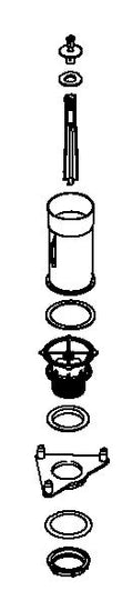 KOHLER FLUSH VALVE KIT, 1.28, K-1130564