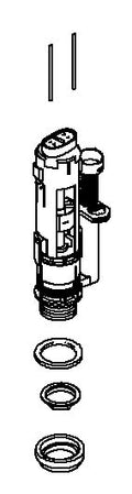 KOHLER Assembly, Flush Valve, K-1132466