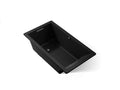 KOHLER K-1136-W1-7 Underscore 66" X 36" Drop-In Bath With Bask Heated Surface - Black Black