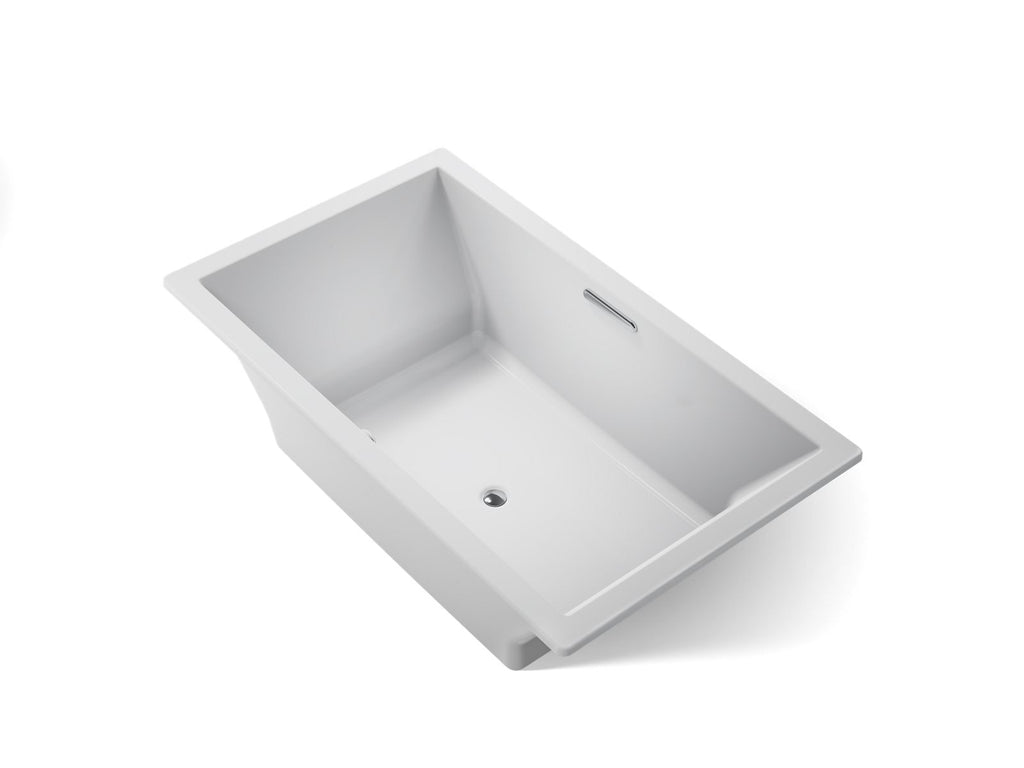KOHLER K-1137-W1-95 Underscore 72" X 42" Drop-In Bath With Bask Heated Surface - Ice Grey