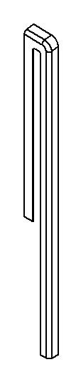 KOHLER Assembly, Guide Track Trim, Removeable-Rh - Biscuit, K-1138987-A-96