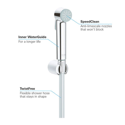 GROHE 27513001 Tempesta Trigger Spray Set - Chrome
