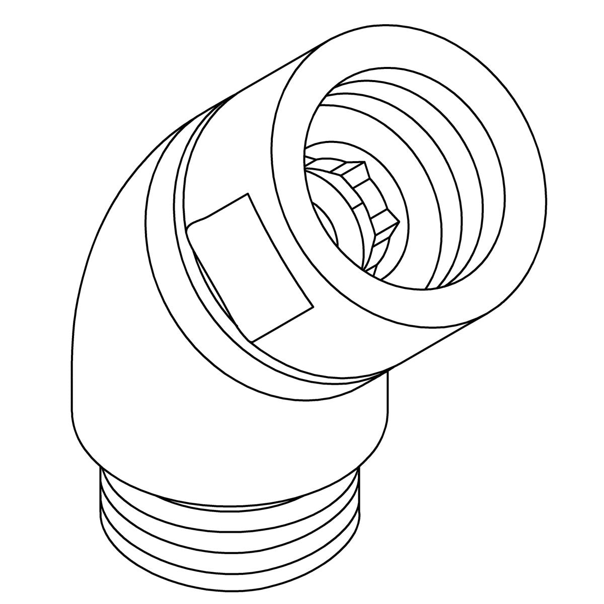 KOHLER Elbow Assembly - Matte Black, K-1139526-BL