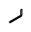 KOHLER Wrench, 1.5 Mm Allen, K-1139946