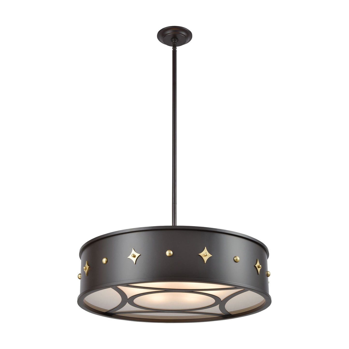 ELK SIGNATURE 1141-101 Roman 25'' Wide 6-Light Chandelier - Oil Rubbed Bronze