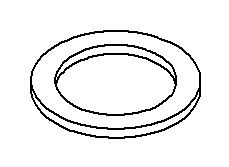KOHLER Gasket, Drain Bottom, K-1143288