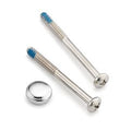 MOEN 114343 Polished Brass Handle Cap and Screw