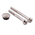 MOEN 114343BN Polished Brass Handle Cap and Screw - Brushed Nickel