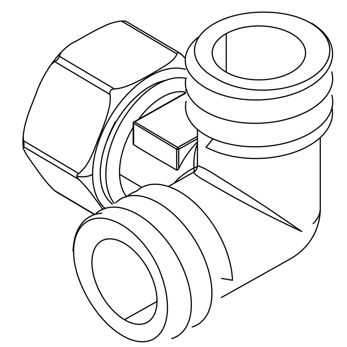 KOHLER Tee Connector Assembly, K-1145675
