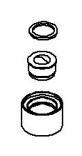 KOHLER Aerator Kit - Vibrant Brushed Nickel, K-1145699-BN
