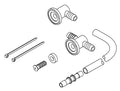 KOHLER Kit, Brass Airjet Service Assembly - White, K-1146802-0