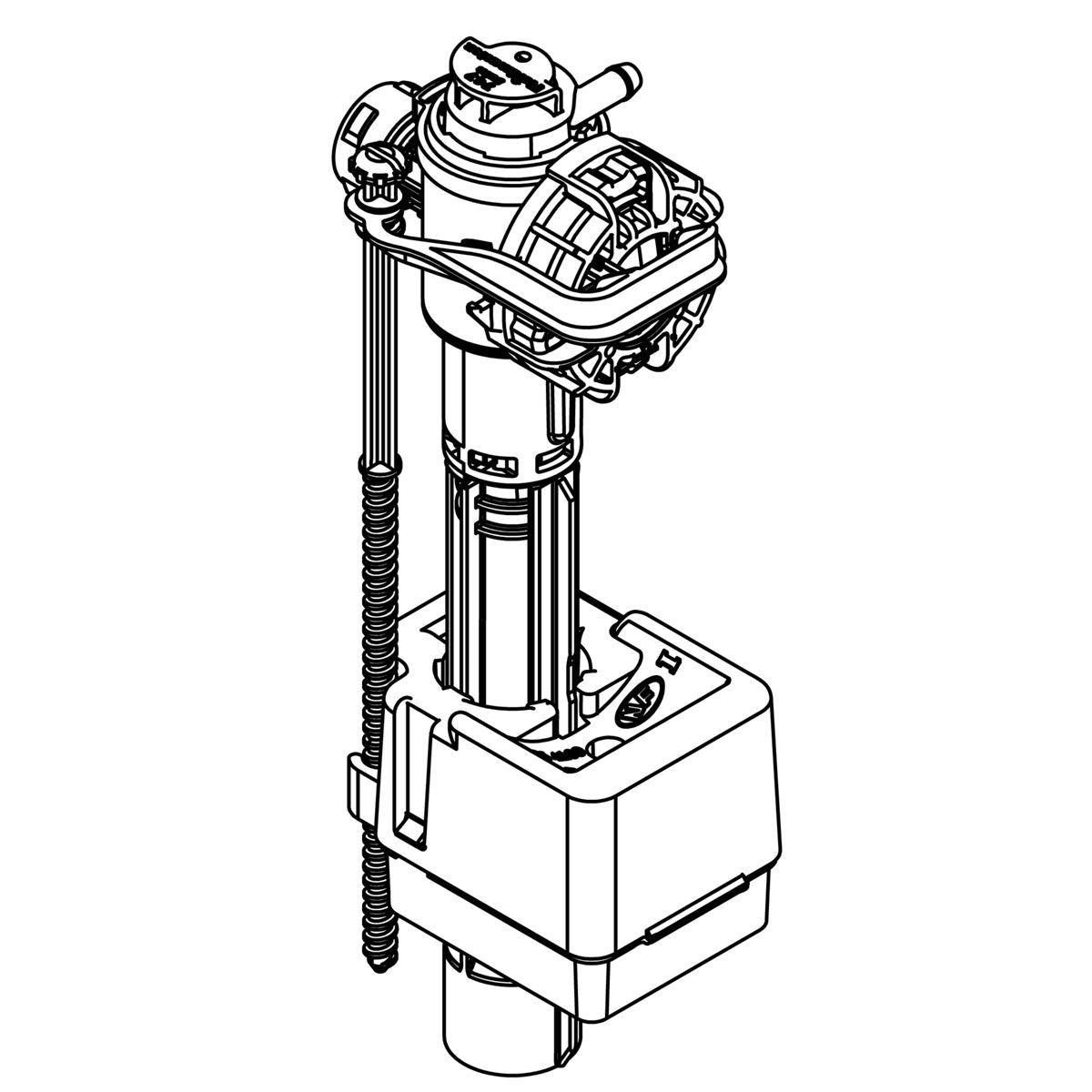 KOHLER FILL VALVE, 747 refill rate 17.3%, K-1149142