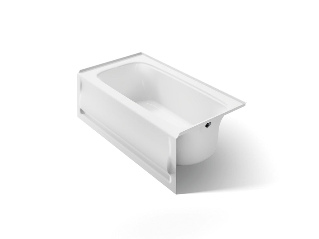 KOHLER K-1150-RA-0 Bancroft 60" X 32" Alcove Bath Right Drain - White