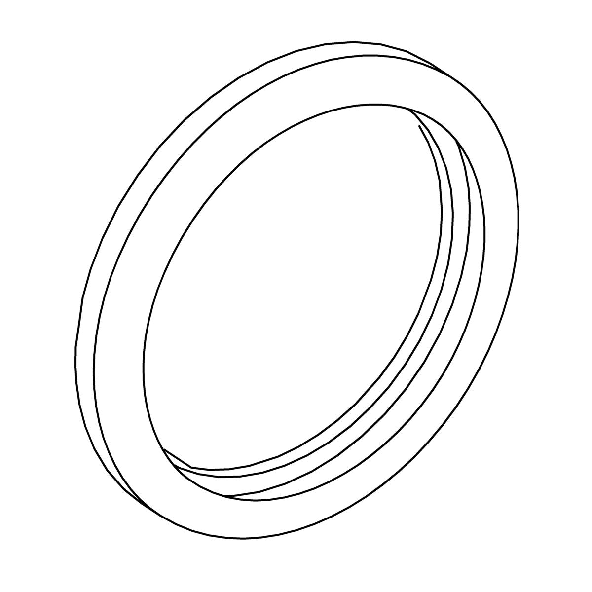 KOHLER Rubber Gasket, Bowl Inlet Pipe, K-1150348