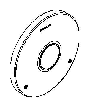 KOHLER Escutcheon - Polished Chrome, K-1151021-CP