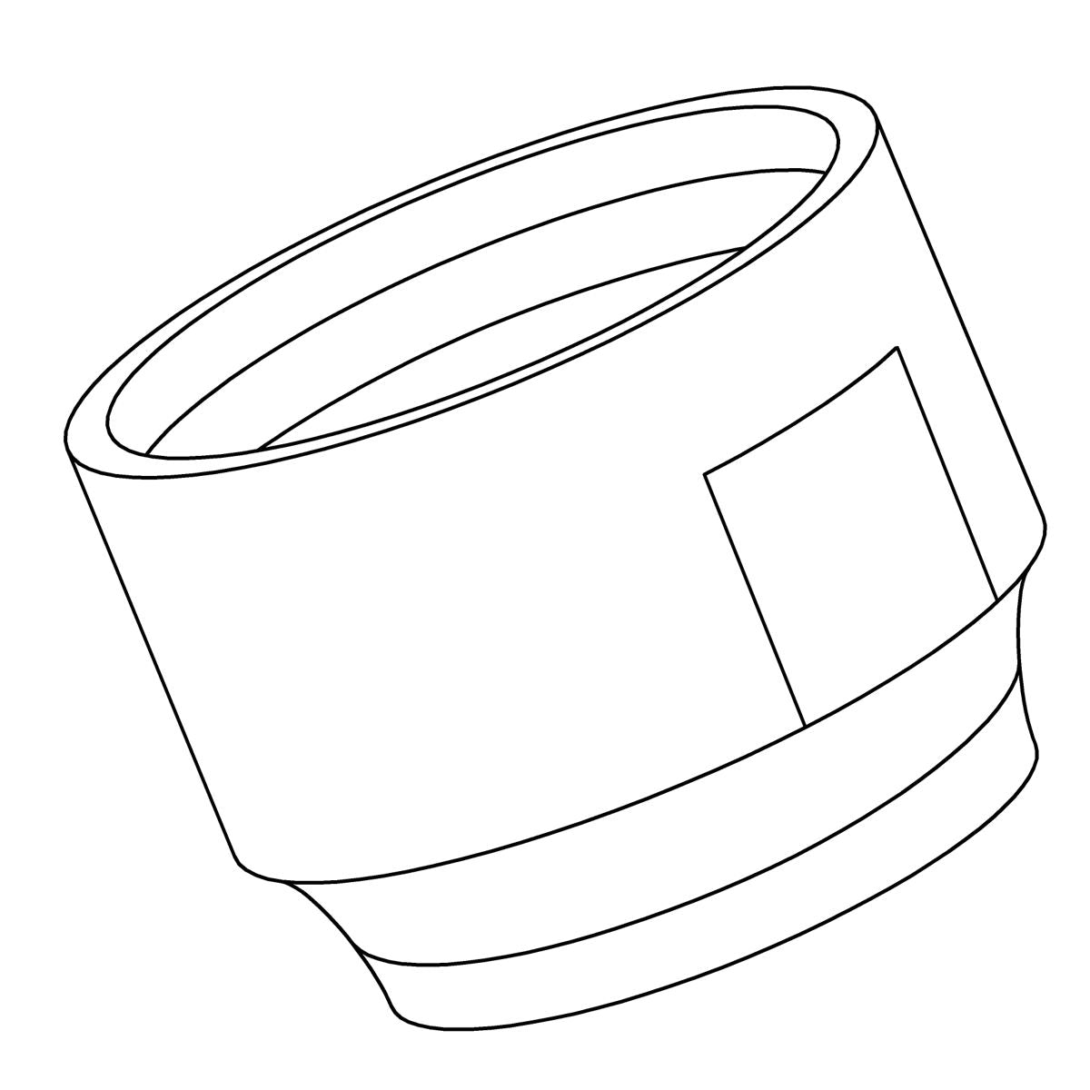 KOHLER Shower Arm Nut - Matte Black, K-1151438-BL