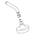 KOHLER Showerhead And Arm Kit, S.F. - Polished Chrome, K-1152951-CP