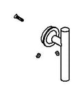 KOHLER Lever Handle Base Kit - Matte Black, K-1153944-BL