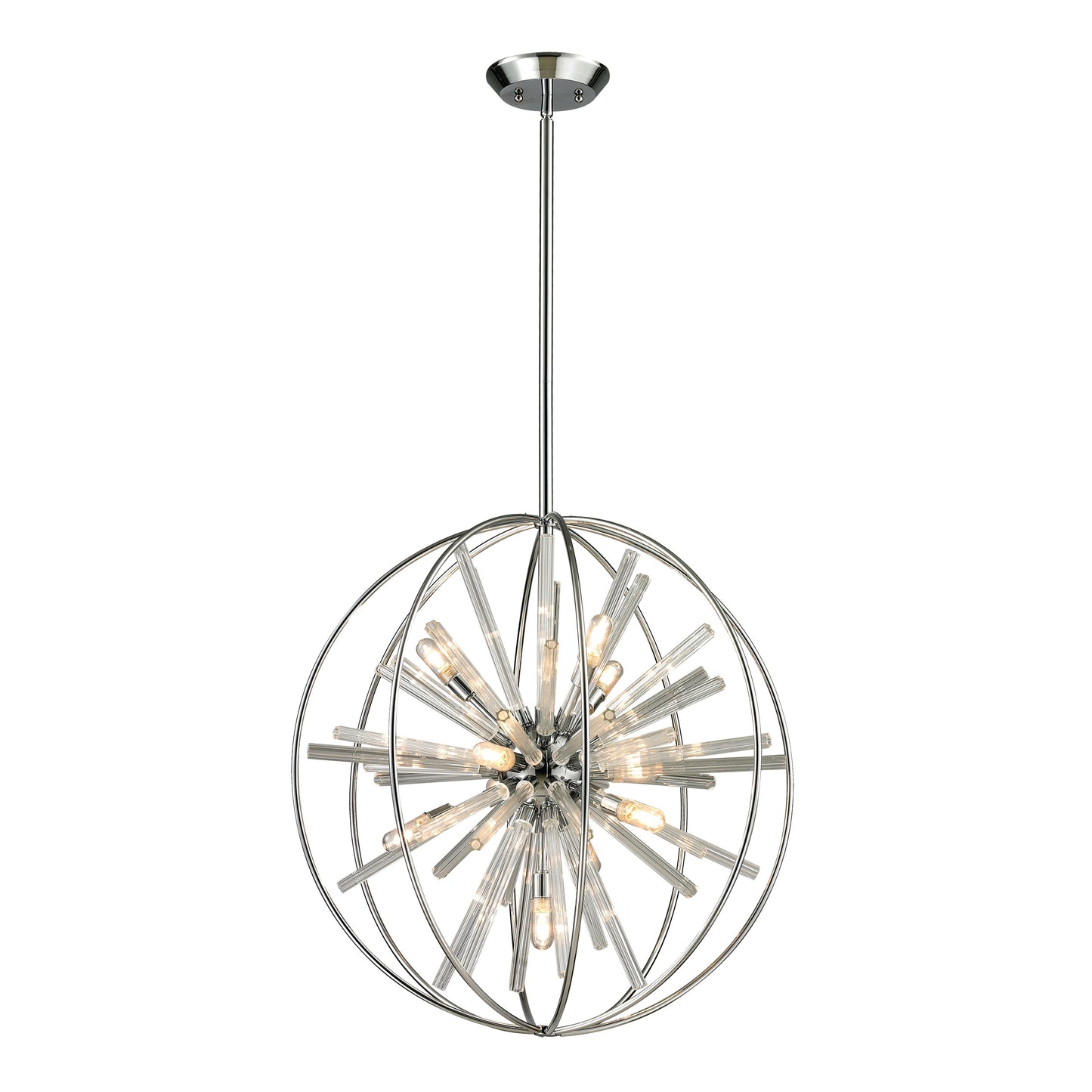 ELK SHOWROOM 11562/10 Twilight 22'' Wide 10-Light Chandelier - Polished Chrome