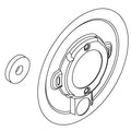 KOHLER Assembly, Backplate, K-1156962