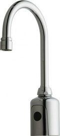 Chicago Faucets 116.213.Ab.1T Hytronic Ble Gooseneck Dc Int Mix