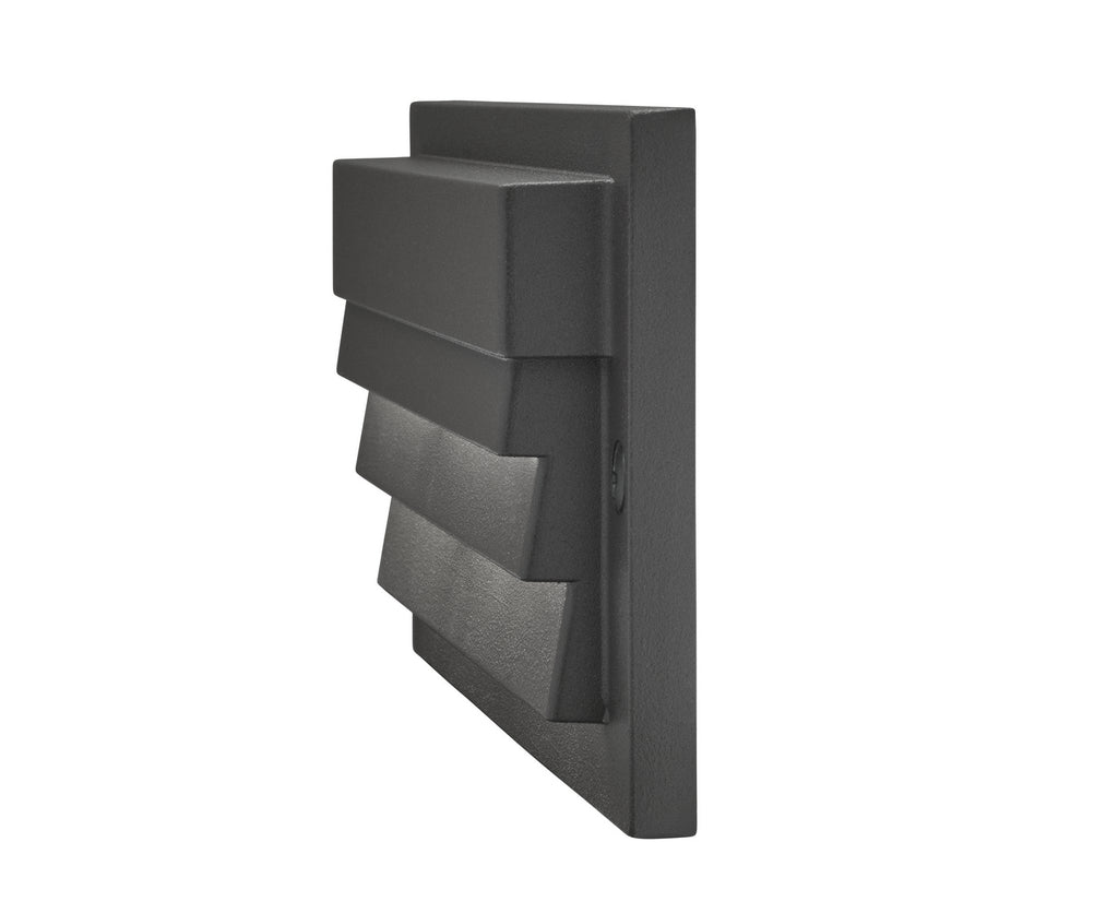 KICHLER 16171BKT30 Landscape Led Surface-Mount Louvered BKT 3000K - Black Textured