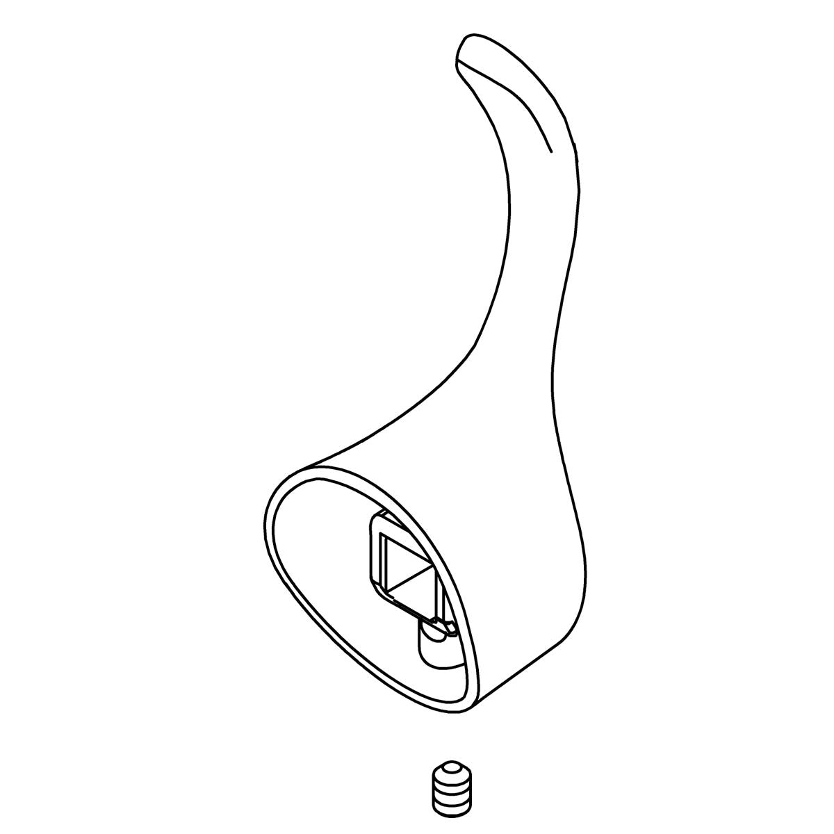 KOHLER Handle Service Kit - Vibrant Brushed Moderne Brass, K-1160831-2MB