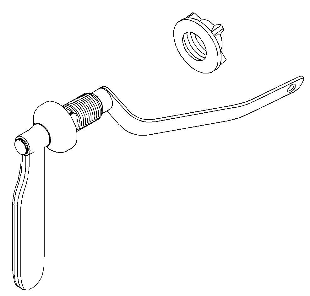 KOHLER Trip Lever Service Kit - Polished Chrome, K-1161319-CP