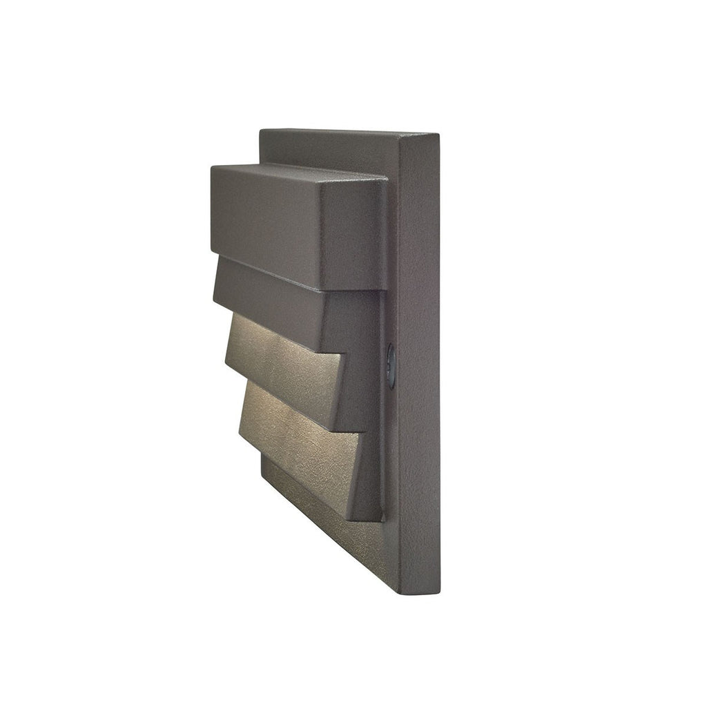 KICHLER 16171AZT27 Landscape Led Surface-Mount Louvered AZT 2700K - Textured Architectural Bronze