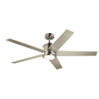 KICHLER 300044BSS Brahm Led 56" Ceiling Fan Brushed Stainless Steel