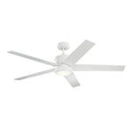 KICHLER 300044MWH Brahm Led 56" Ceiling Fan Matte White