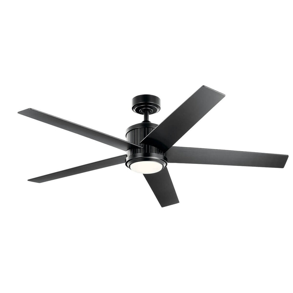KICHLER 300044SBK Brahm Led 56" Ceiling Fan Satin Black