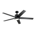KICHLER 300044SBK Brahm Led 56" Ceiling Fan Satin Black