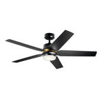 KICHLER 300059SBK Maeve Led 52" Ceiling Fan Satin Black