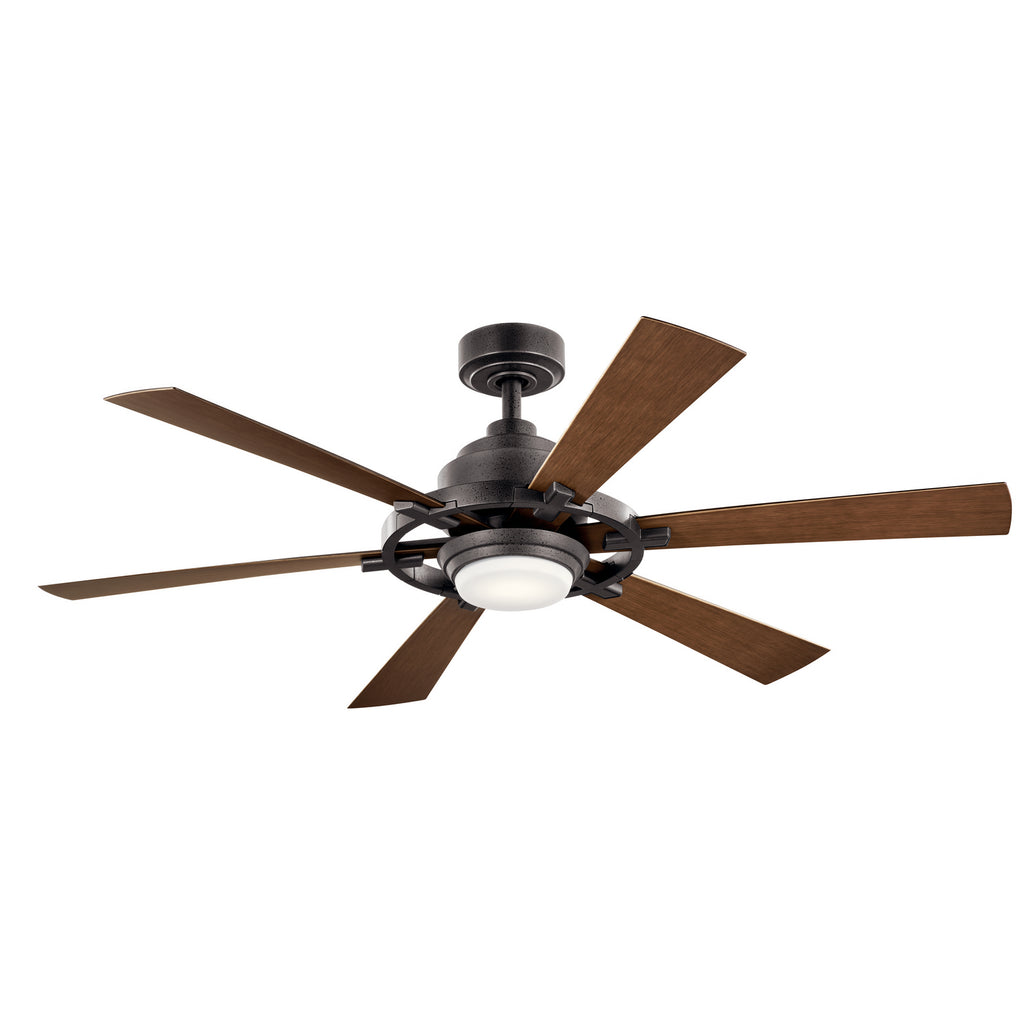 KICHLER 300241AVI Iras Led 52" Ceiling Fan Anvil Iron
