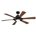 KICHLER 300241DBK Iras Led 52" Ceiling Fan Distressed Black