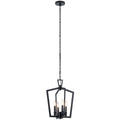 KICHLER 43498BK Abbotswell 19 Inch 4 Light Pendant In Black