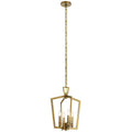 KICHLER 43498NBR Abbotswell 19 Inch 4 Light Pendant In Natural Brass