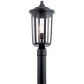 KICHLER 49895BK Fairfield 19.25 Inch 1 Light Post Light In Black