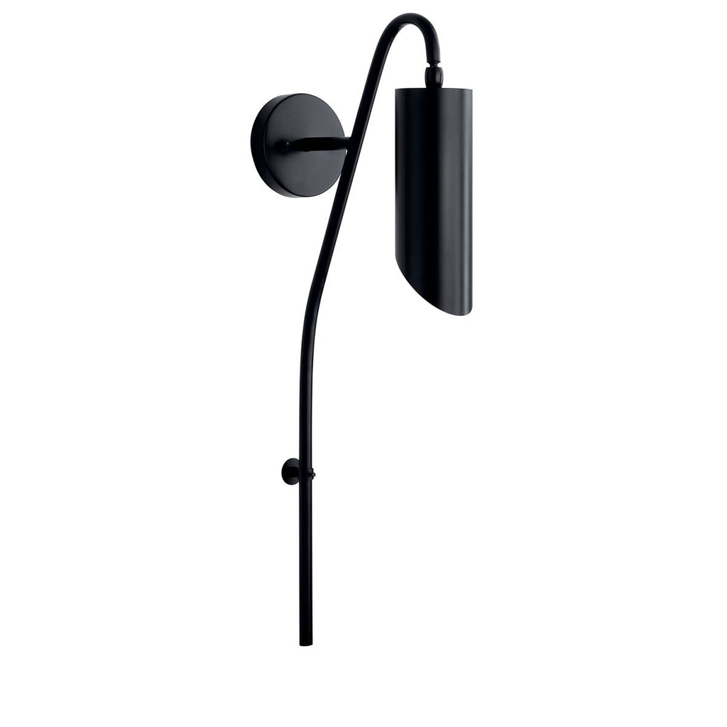 KICHLER 52165BK Trentino 1 Light Wall Sconce Black