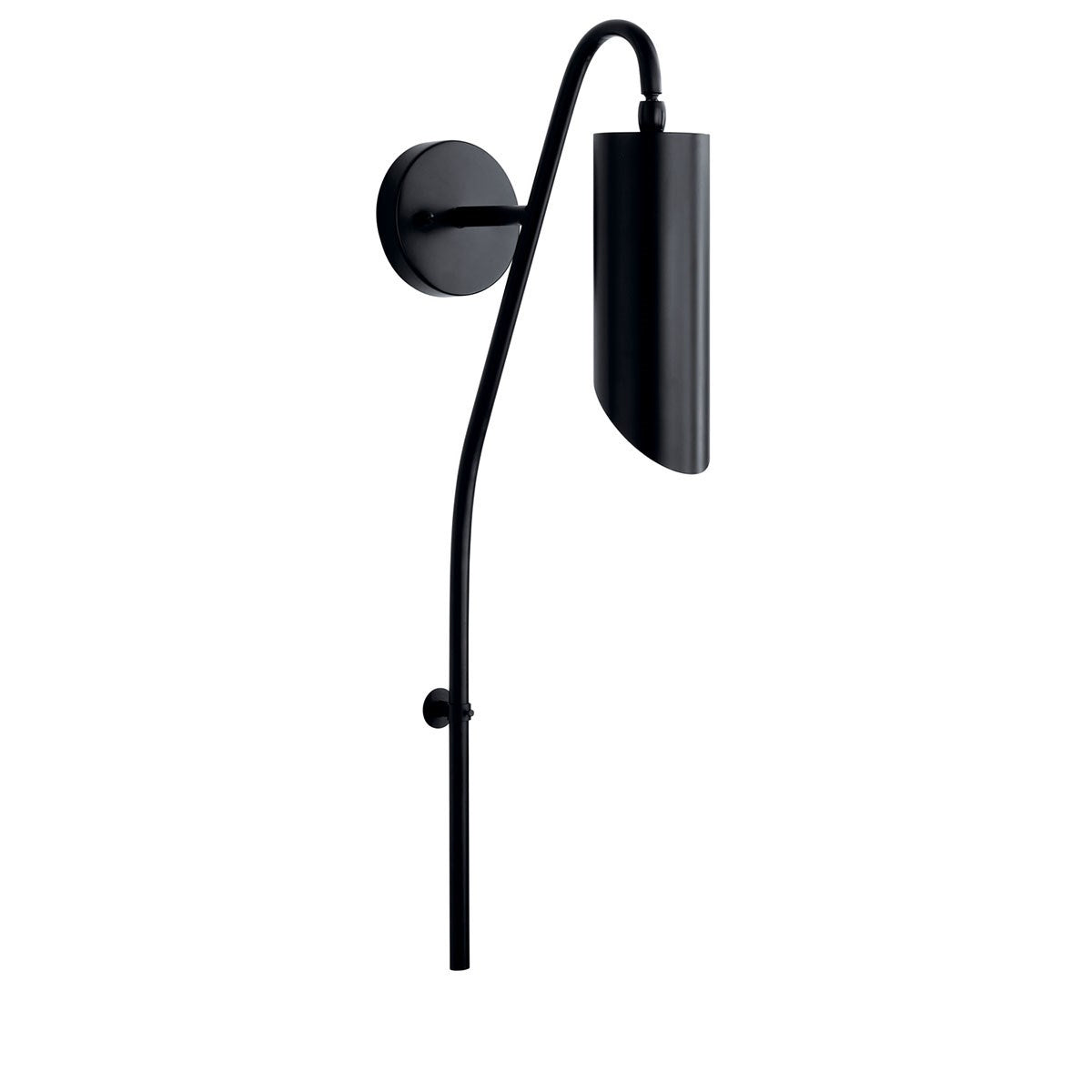 KICHLER 52165BK Trentino 1 Light Wall Sconce Black
